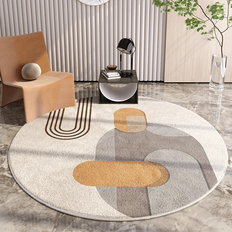 Home decorative round modern rug for home