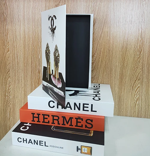 
Fashion Openable Fake Books Decoration For Home Decorative Books Modern Simulation Luxury Storage Box Decor Club Hotel Model 