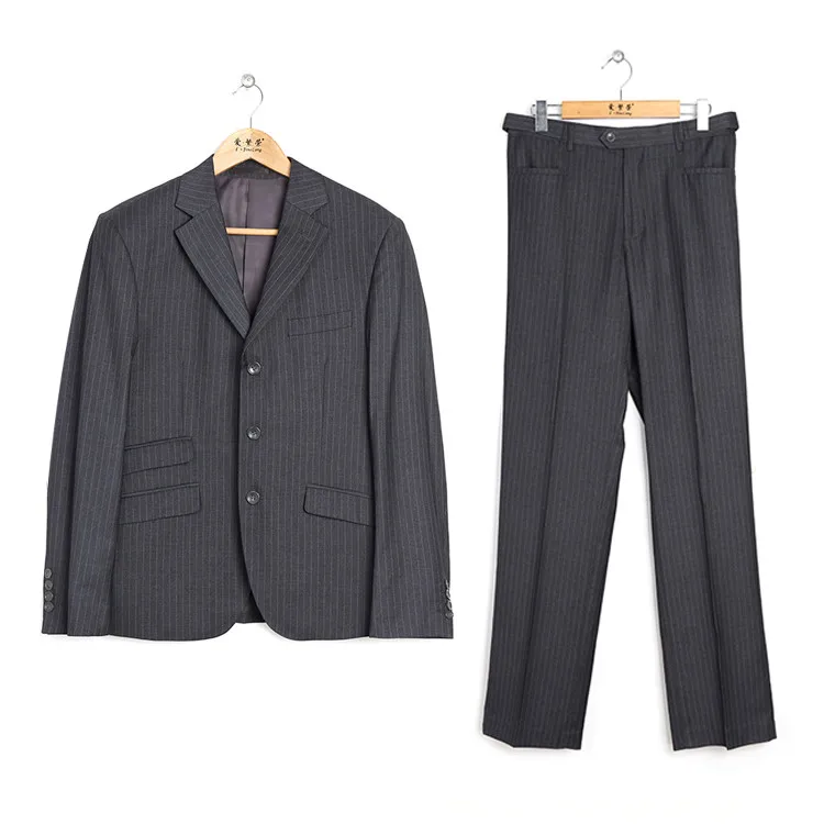 
New design mens male luxury man business blazer slim fit suits set custom 
