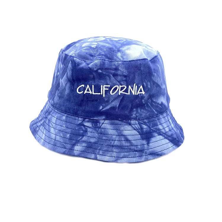 Вышитый логотип на заказ приемлемо унисекс для мужчин и женщин; Реверсивный голубые по индивидуальному заказу «вареный» ботинки в рыбацком стиле Панамы