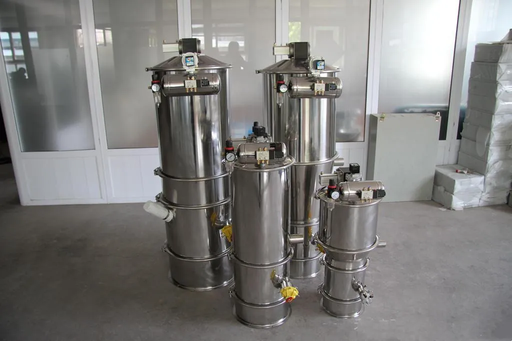 vacuum powder transfer feeder for food industry