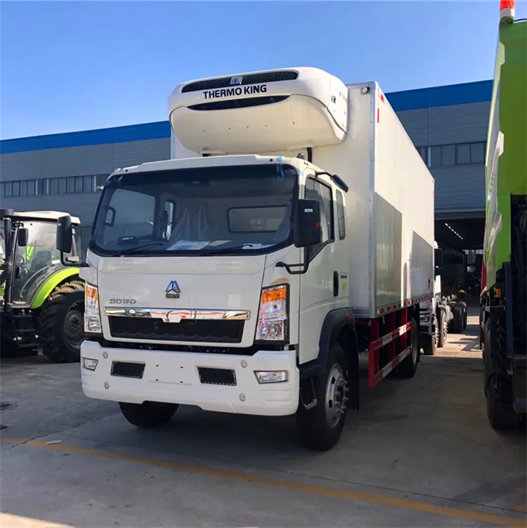 SINOTRUK HOWO 4*2 морозильная камера для мороженного грузовик термо-король рефрижераторная установка