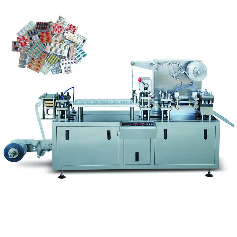 Fully automatic small tablet capsule alu alu pvcblister packing machine