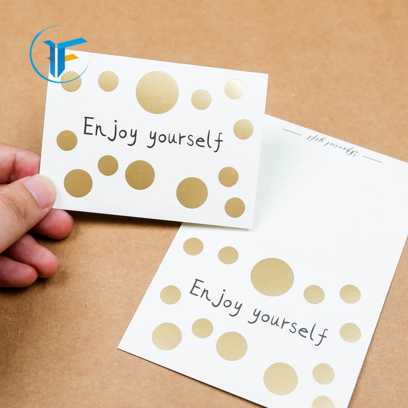 Kraft Paper Thank You Card for Business with Custom Logo