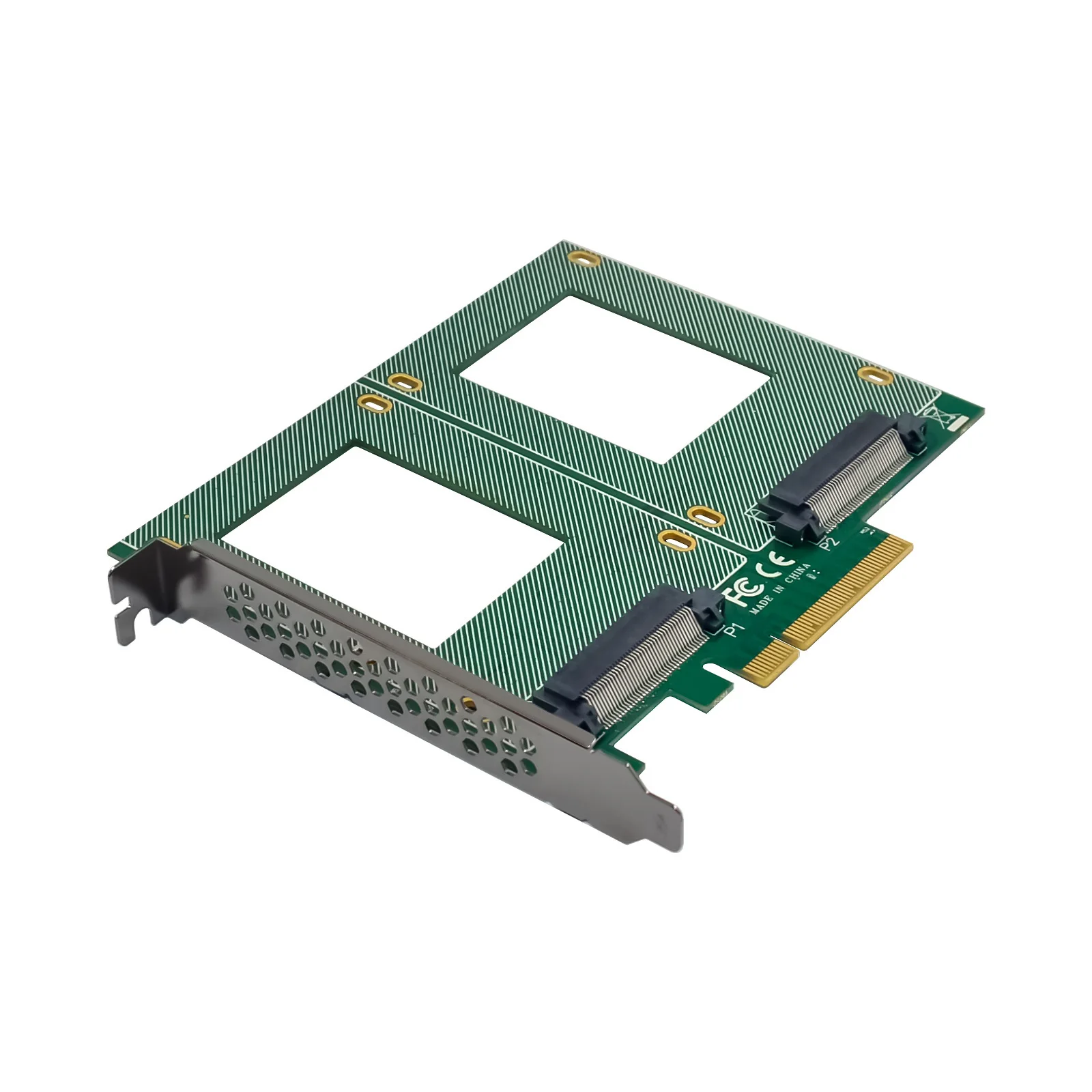 Новый PCIe 2 порта Nvme Ssd U2 M2 Para SFF-8639 Pci eэкспресс-адаптер U.2 NVME SSD