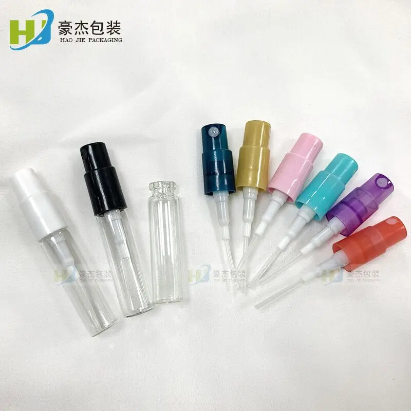 1.5ml 2ml 3ml 5ml trial sample perfume crimp spray atomizer glass sample vial bottle for packaging