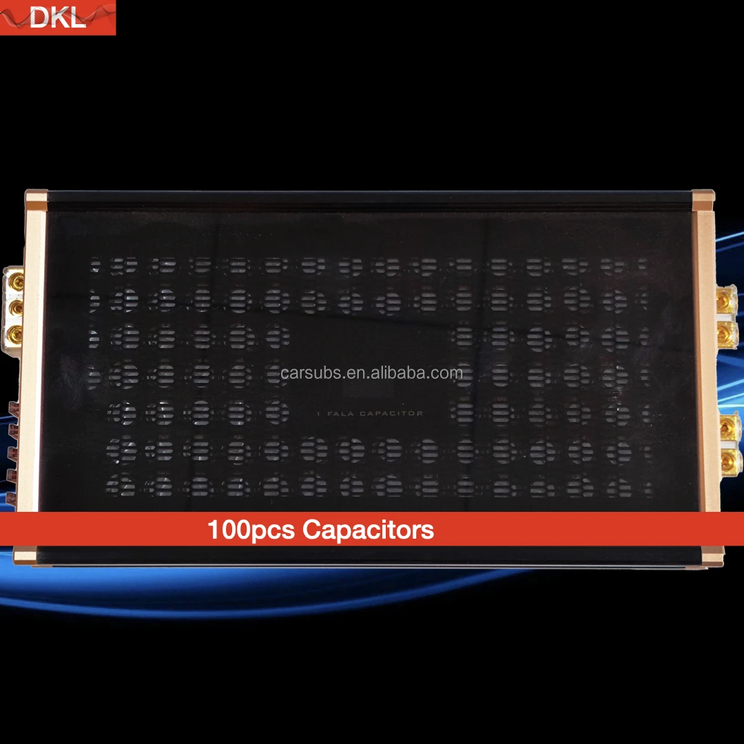 Car Stereo Amplifier Capacitors 100pcs  2000W 1 Farad 200A Capacitors Bank for Car Power Amplifier