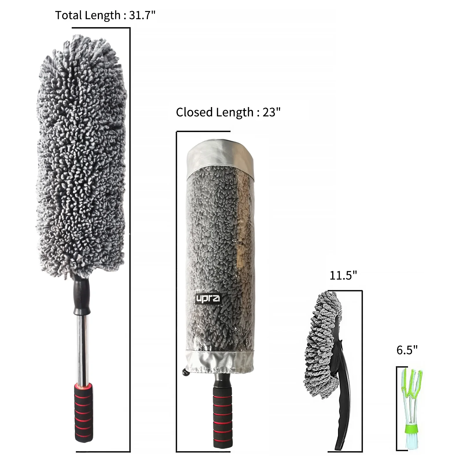 Retractable car washing brush retractable rod wax brush for car mop dust removal car cleaning and duster by BCCM