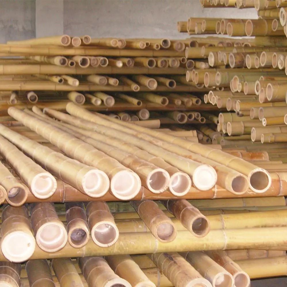 Wholesale natural straight bamboo pole artificial bamboo poles