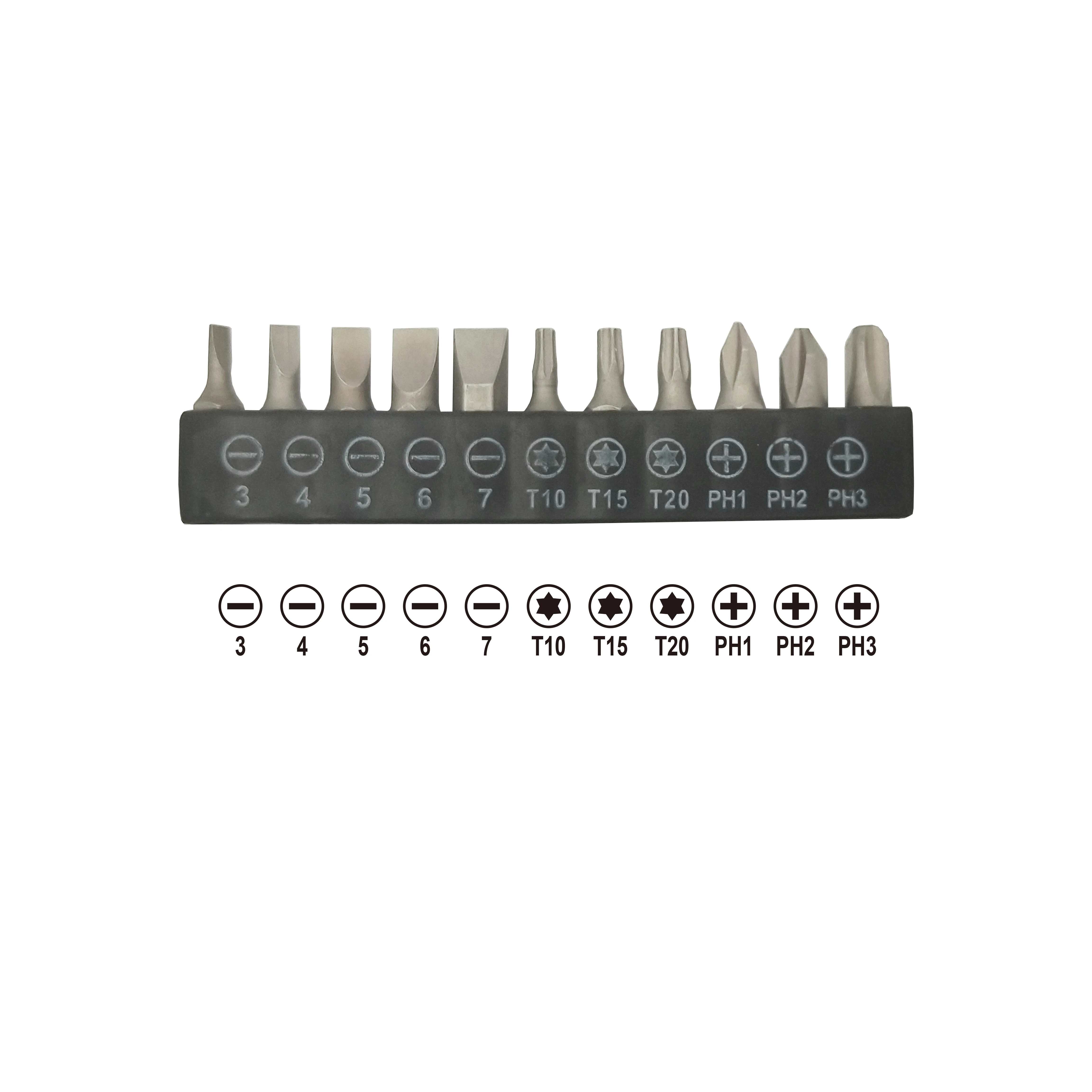 KCS12D-S11B 6V AA battery powered Cordless Screwdriver 11pcs 25mm bits home use DIY Forward Reverse switch wholesale tools kit