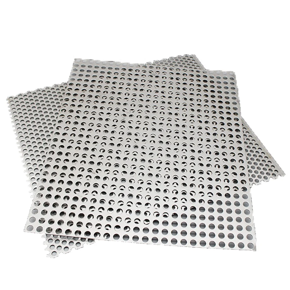 Factory Direct Sale  Stainless Steel Perforated Metal fence Sheet Mesh Panels