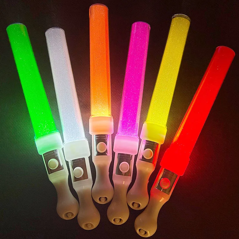 Hot Sale LED multicolor light stick glowing short stick flashing Concert Party Led Glow Stickss