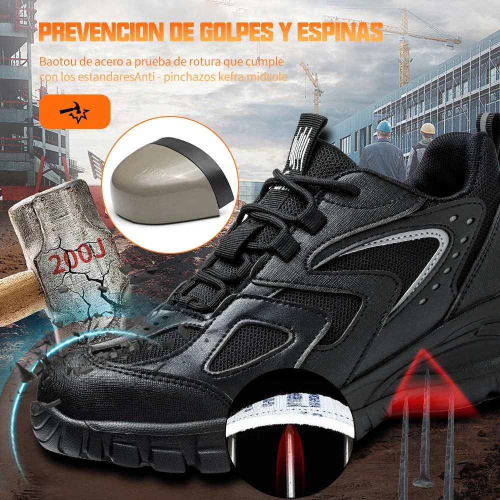 Wholesale China Anti-Puncture High Microfiber Leather Shoes Electrical Wear-Resistant Anti-Static and Smash Safety Shoes