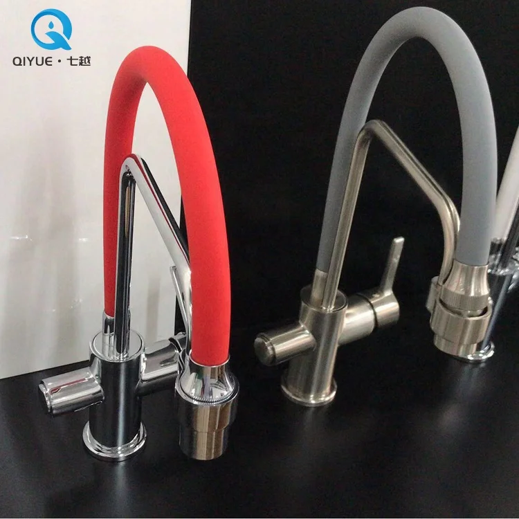 American standard cupc certified dual handle pull down spray brass kitchen sink water filtered faucet tap