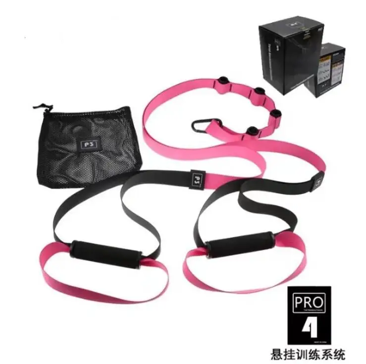 Home Fitness Customized Logo P3 Pro Resistance Suspension Straps Nylon Material Multi-function Sling Trainer