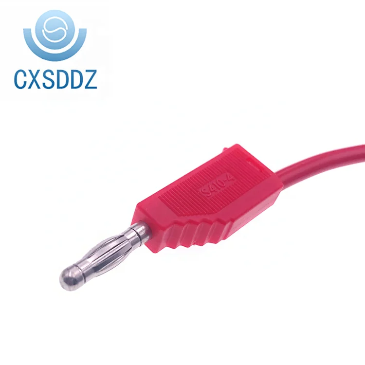 CXSDDZ-S410-4   Stackable Banana Plug Test Leads 4mm  Instrument Cable For Lab Test