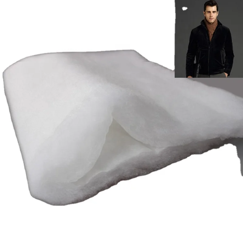 Высококачественный нетканый хлопок химическая полиэфирная подкладка полиэфирное волокно наполнитель имитация утиного пуха куртка пальто