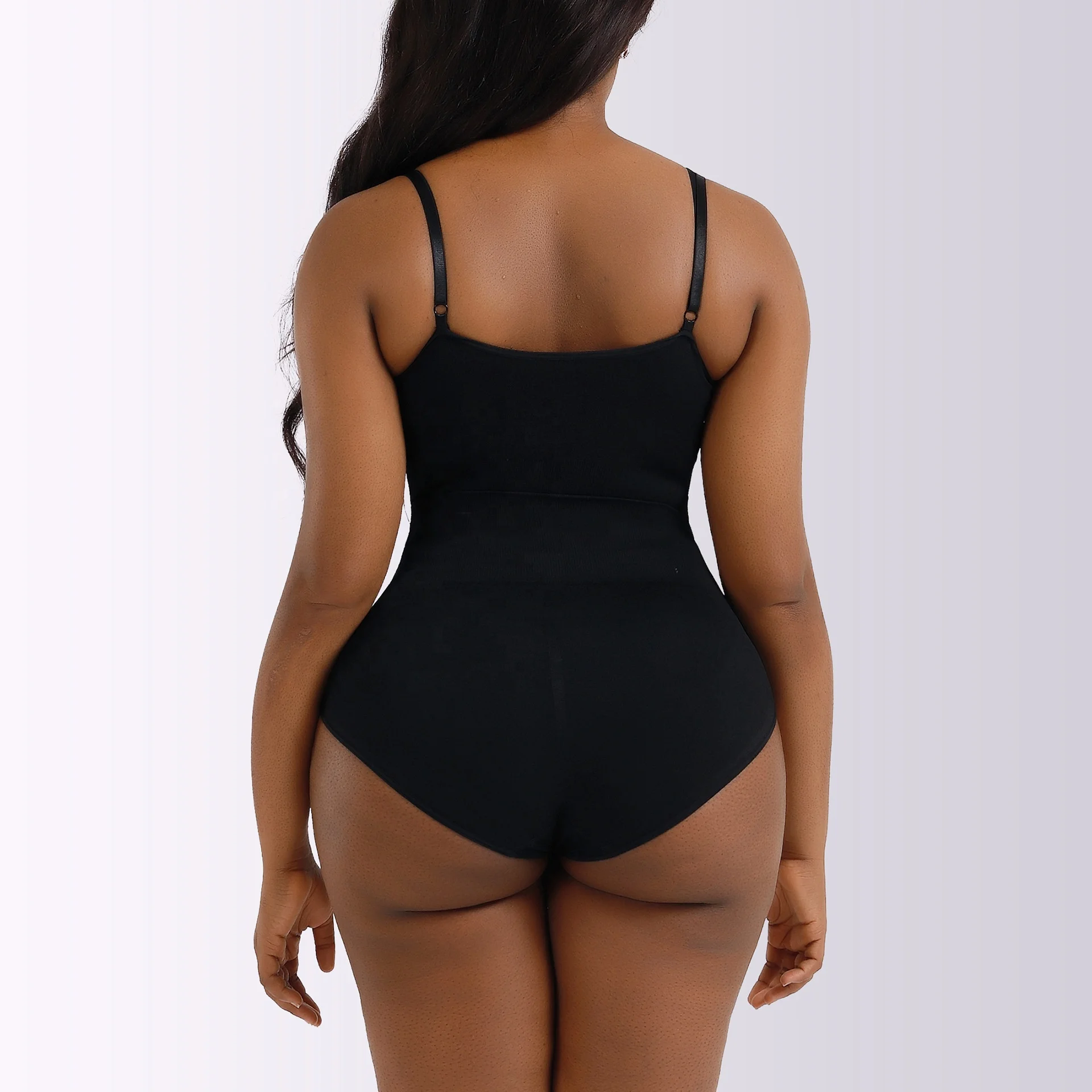 Wholesale Custom Logo Full Body Seamless Plus Size Bodysuit Butt Lifter Fat Tummy Control Shapewear For Women