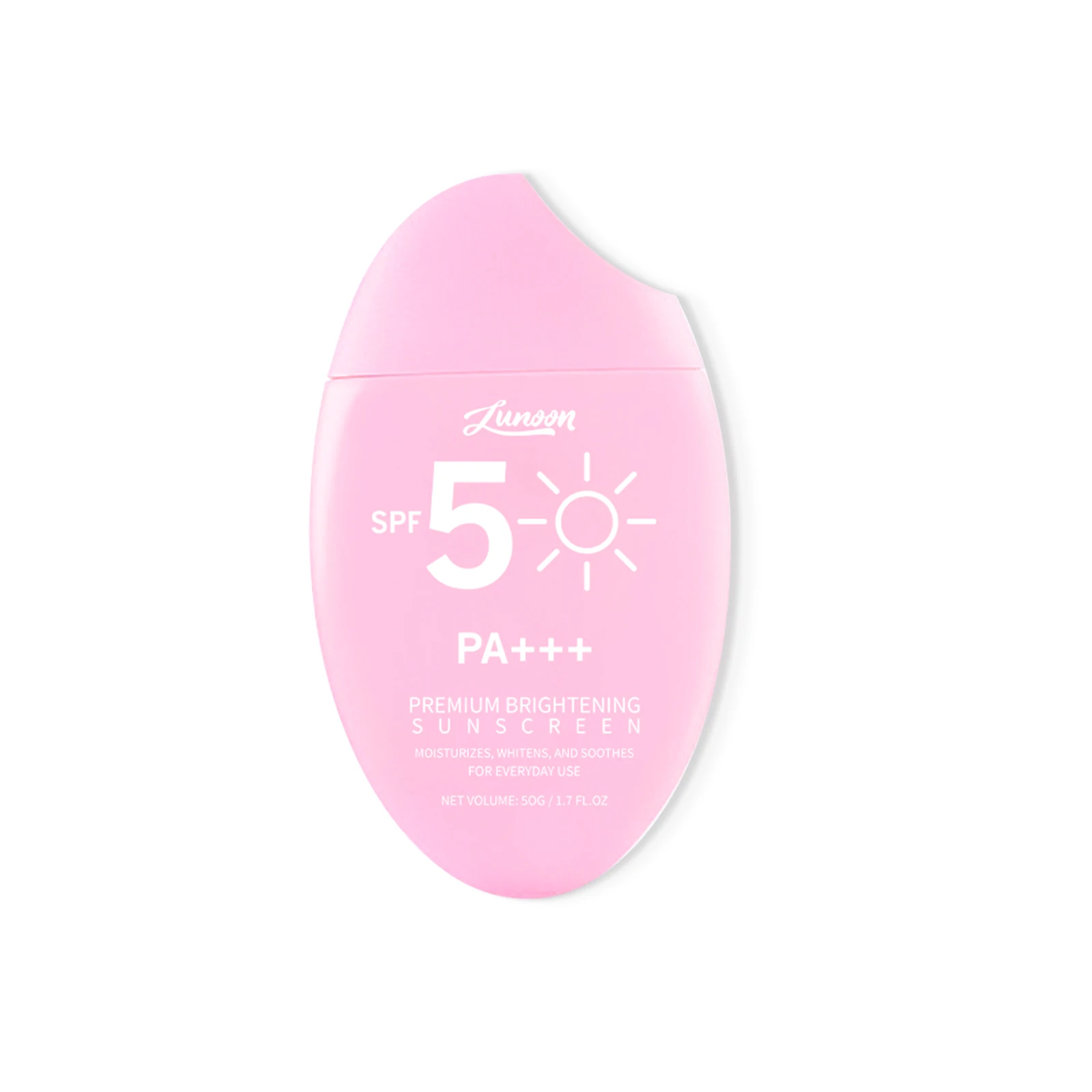 LUNOON SPF50 + натуральный нежный солнцезащитный крем УФ-защита SPF 50 уход за кожей для защиты чувствительной кожи