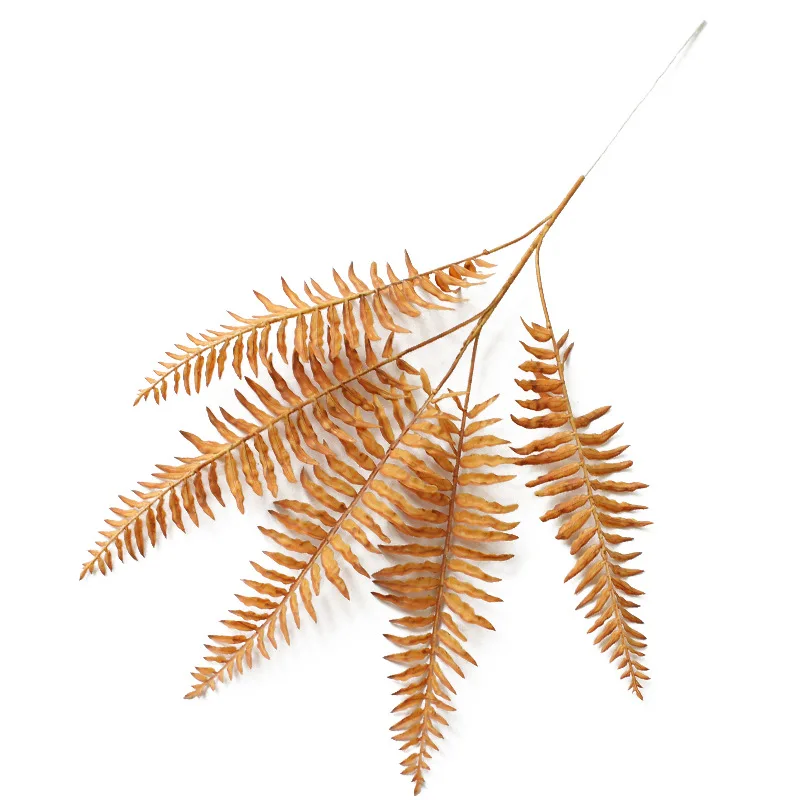 Hot sale 5 forks simulated persian leaf artificial persian fern leaves greenery plants for sale