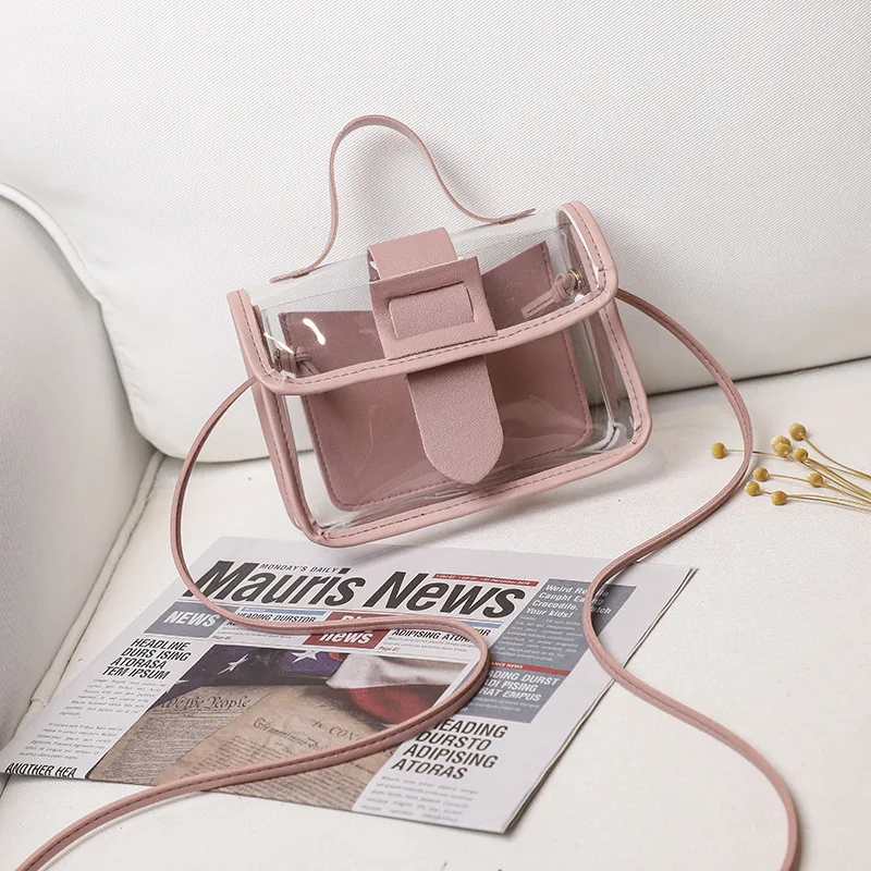 New Arrivals Hot Sell Clear Transparent Jelly Bag Crossbody Shoulder Bags