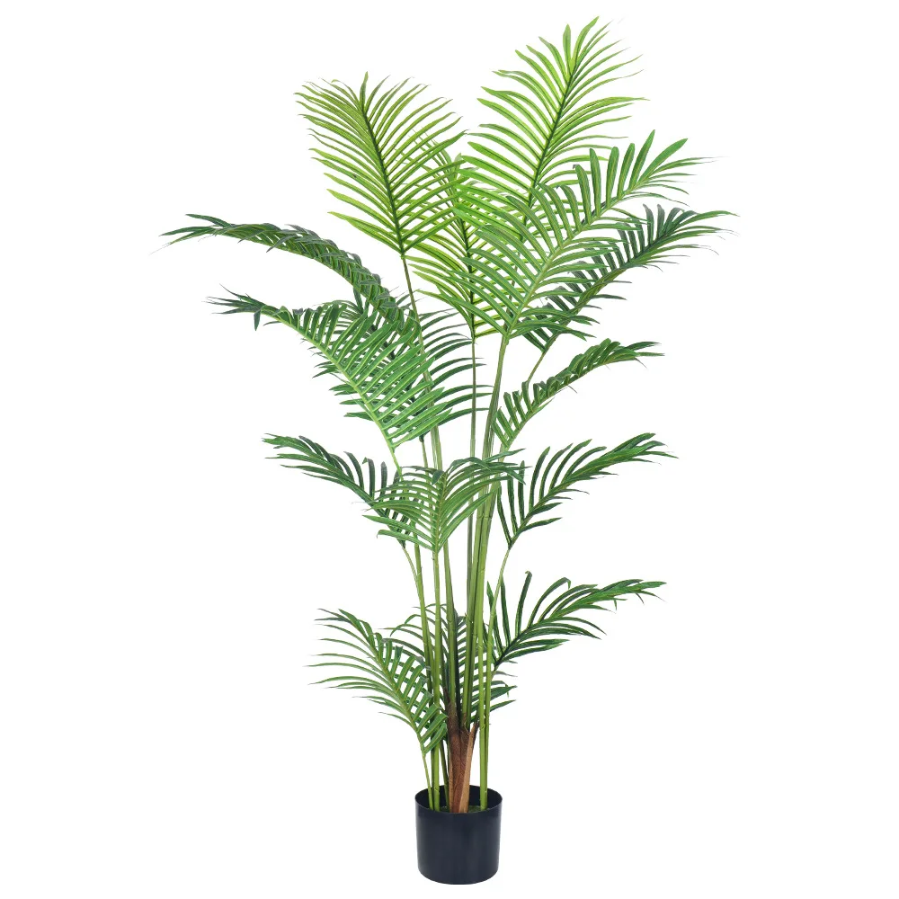 Artificial plant Home Artificial Potted Plants Trees Bonsai Rubber Leaves Plastic tree Leaf Decorative indoor tropical