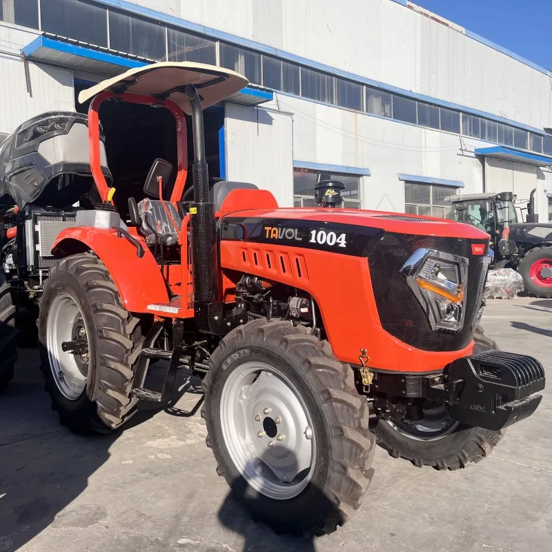 100hp China Agriculture Agricola Tractor Full Implements Loader Farm New Tractor 4x4 Diesel 80hp