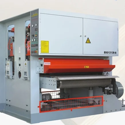 Industrial heavy duty mdf solid wood board door woodworking drum wide belt sander sanding polishing machine