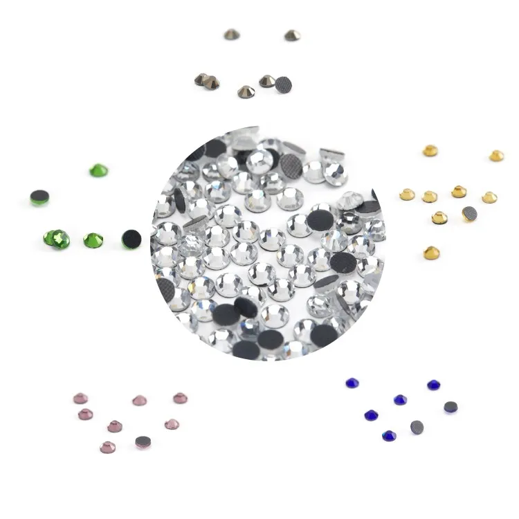 Clear color Dmc Crystal Glass Rhinestones Hotfix Dmc Stones