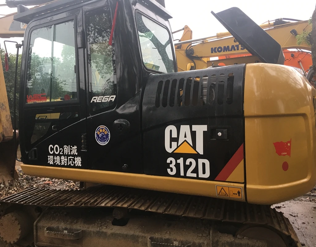 Низкая цена гидравлический гусеничный экскаватор cat 312D из Японии в наличии горячая