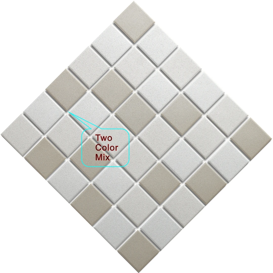Cheapest Beige Square Shaped Terrazzo Mosaic Cement Tiles For Bathroom Kitchen Floor