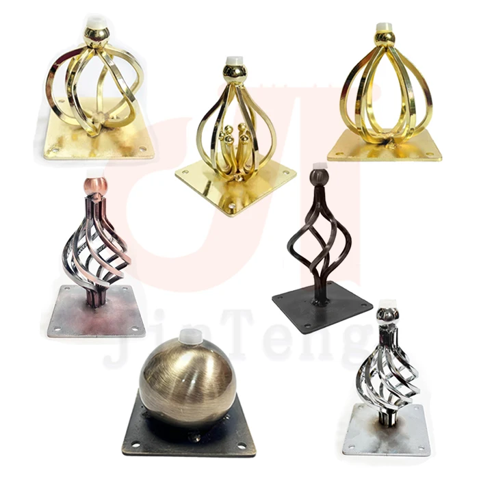 Furniture Accessories Replacement Furniture Legs Sofa Iron Leg Rest Sofa Top Plate Iron Gold Sofal Hardware Leg