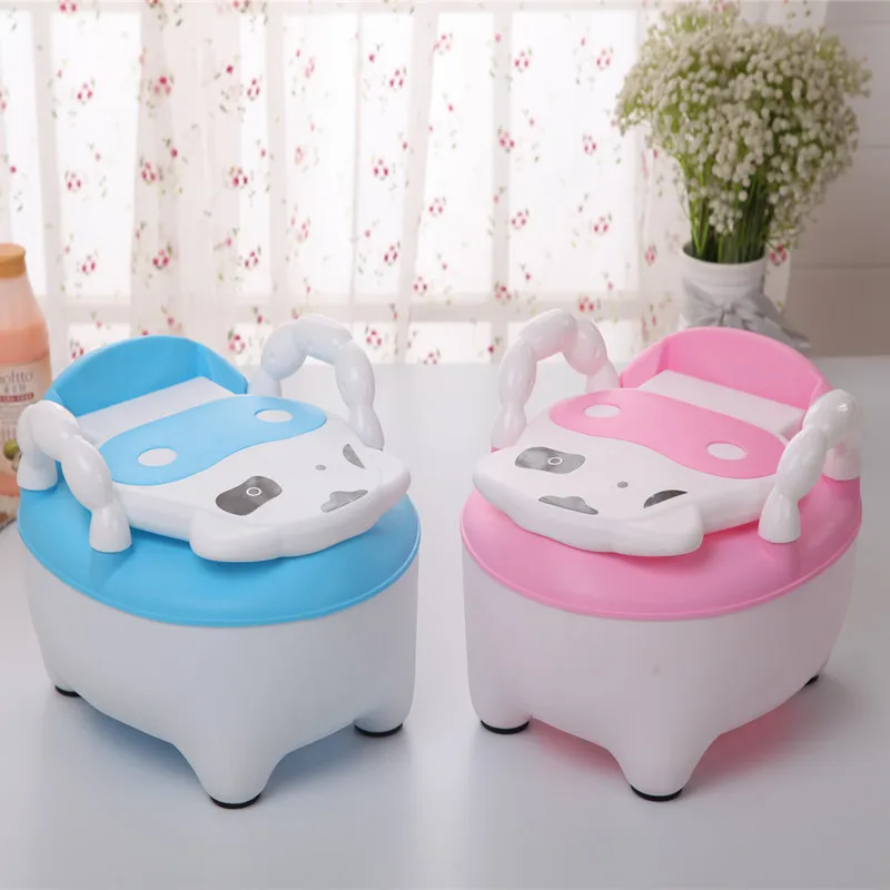 AliGan-Baby toddler potty training toilet seat cartoon easy to clean with lid and removable container non-slip suction cups