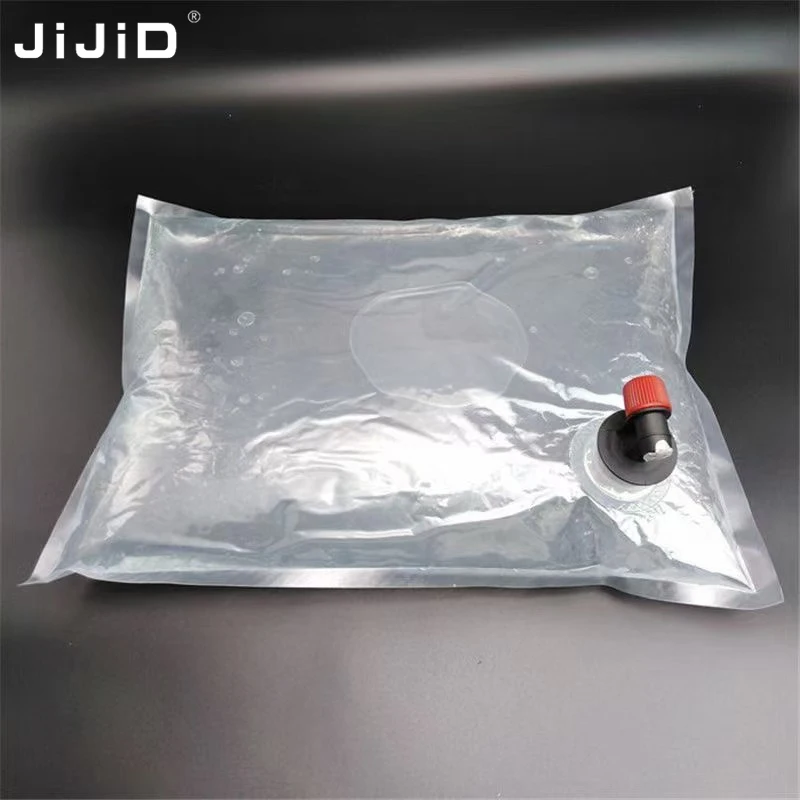 JIJID Transparent bag in box 3L 5L 10L With Dispenser Switch For Juice Wine Liquid Hand Sanitizer BIB Storage bag