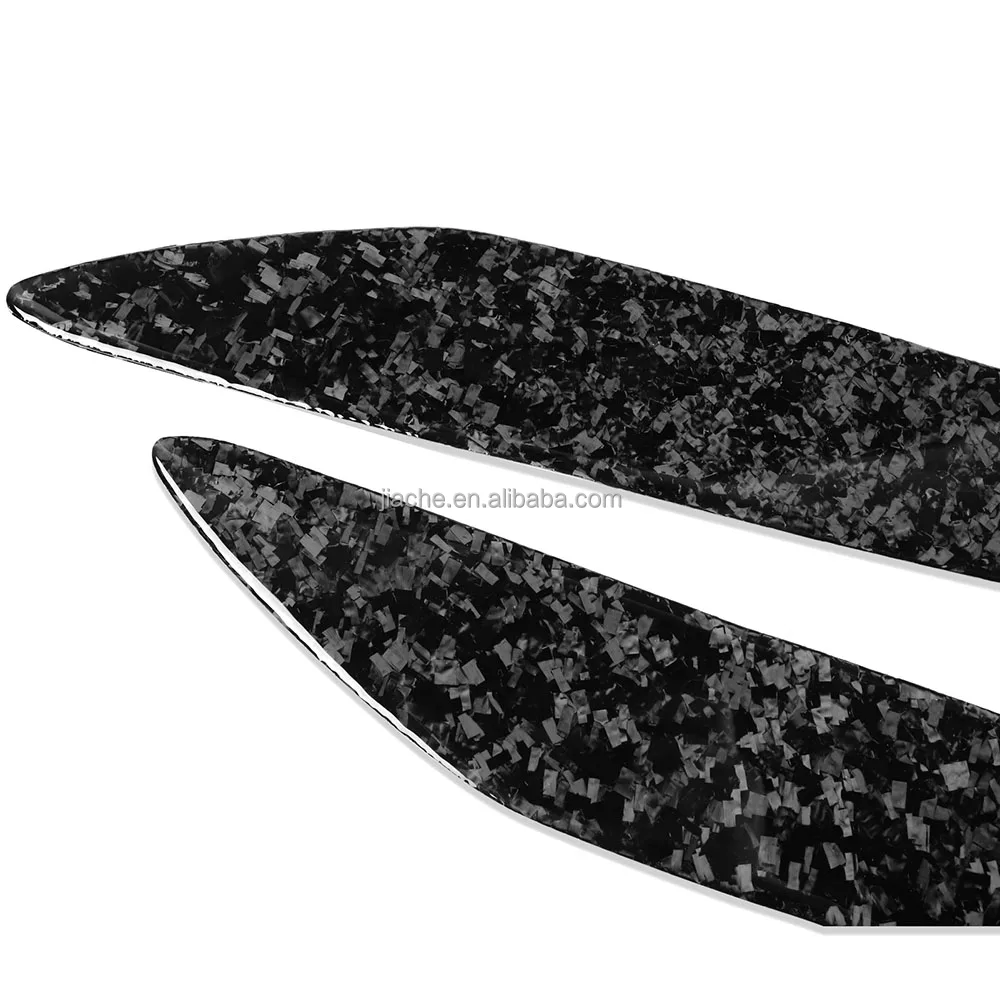 Forged Carbon Headlight Eyelids Head Lamp Light Eyebrow Cover 2PCS/Set for Mazda 3 2010-2013 Car Decoration