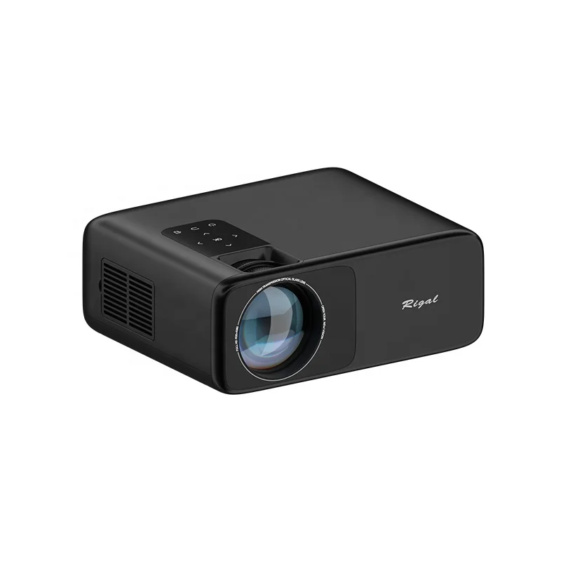 
Rigal New Design OEM 1080p 4K Digital Projector Video Home Theater Portable Projector 