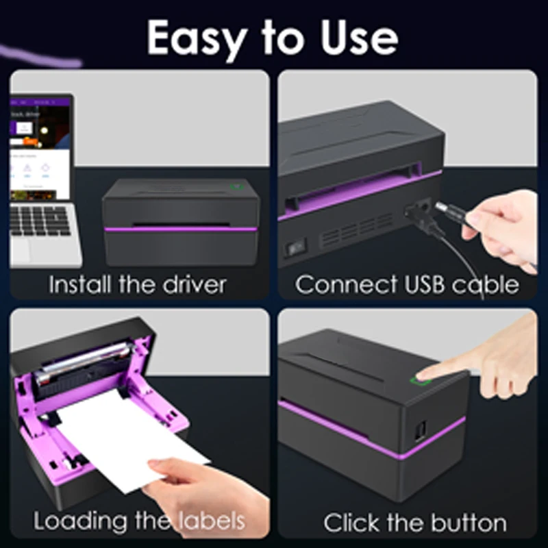 UPS DHL Air waybill thermal barcode printer free application for mobile phone sticker thermal printer for computer