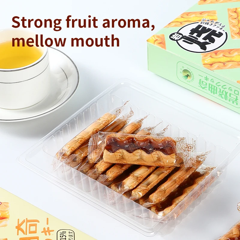 MAOLIN Wholesale Filled Sweet Delicate Biscuit Fruit Jar Cookies Sandwich Biscuits Food Manufacturer