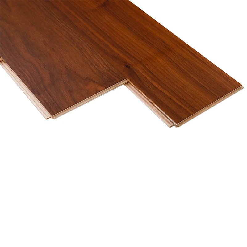 Hardwood Veneer Indoor Floor Heating Flooring Multilayered Wood Flooring Natural Made in China Wood Grain Modern Home Office T&G