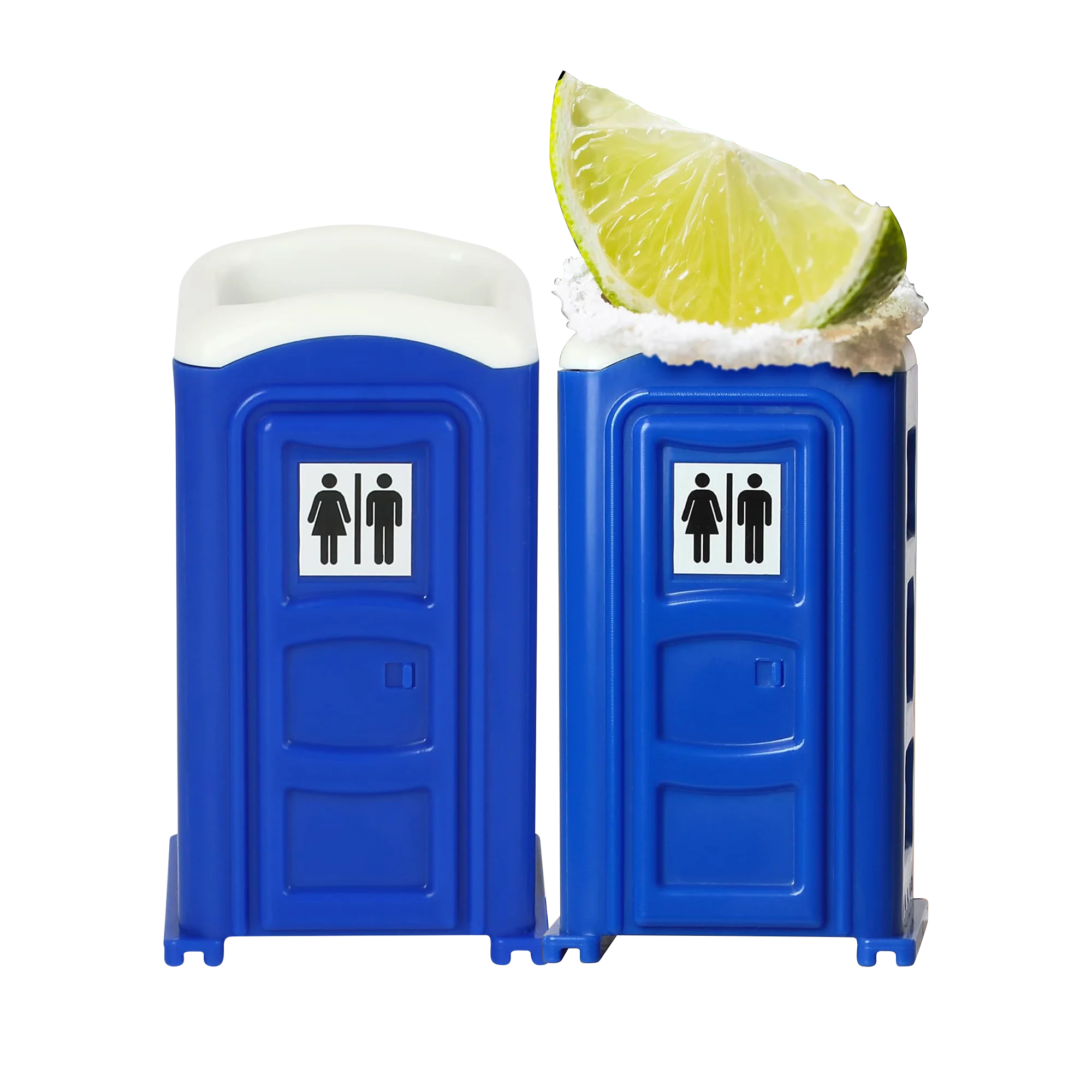 Factory Wholesale 2oz plastic Bar Adult Cups  Funny Bathroom Humor Gag Porta Potty plastic cups drink novelty cup for party