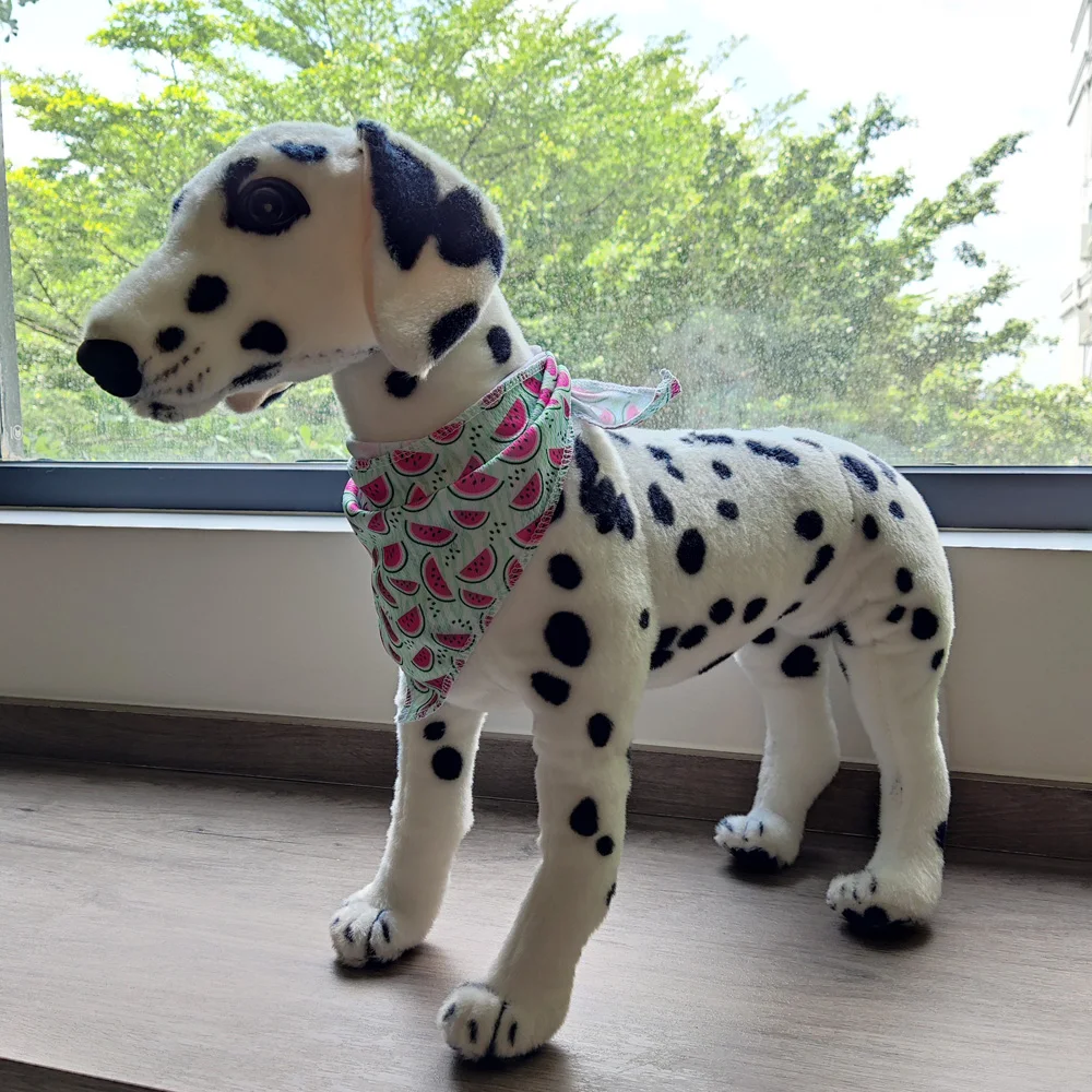 Wholesale Cooling Soft Double Side Fabric Washable Triangle Sublimated Dog Bandana With Custom Logo Print