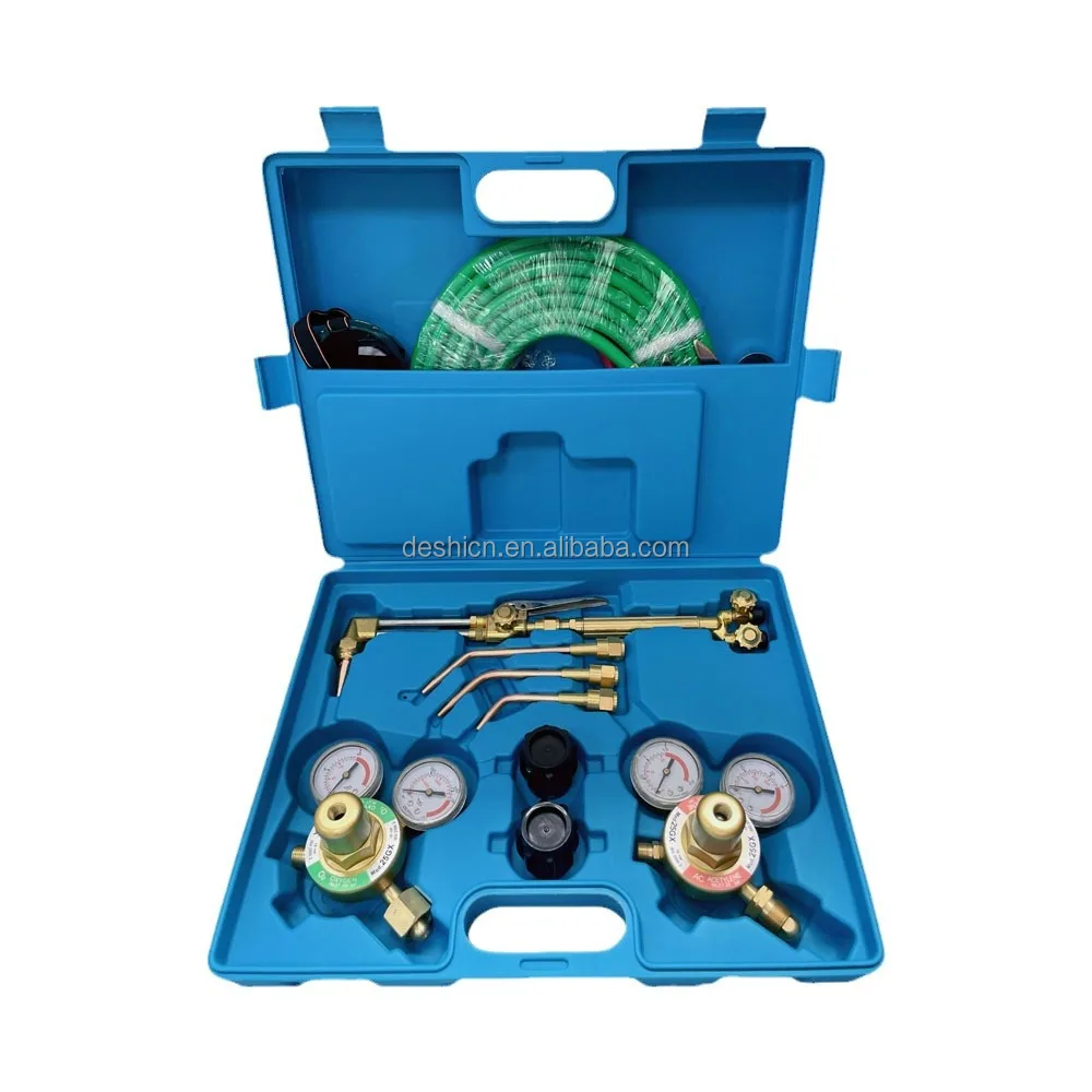 Oxygen acetylene cutting torch set American anti backfire isobaric cutting gun tool kit