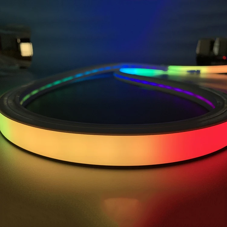 addressable led strip pixel changeable color led neon strip 50m 100m strip light 24v rgb rgbw multicolor pvc silicone