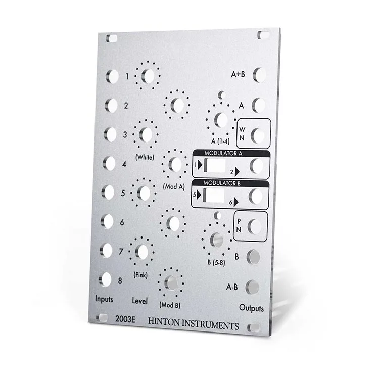 Custom Precision CNC Machining Electronic Instrument Control Panel Amplifier Front Panel Faceplate Aluminum Front Panel
