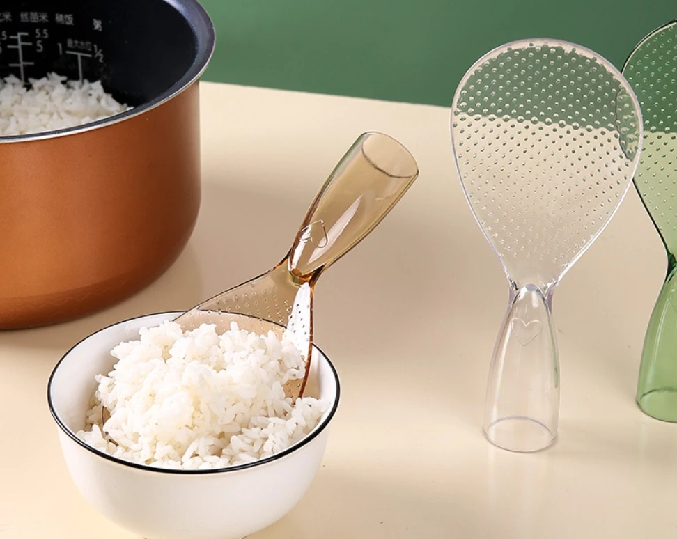 Non stick rice spoon, extra thick , new love , standing , food grade Kitchen Accessories Tools  Heatproof Plastic