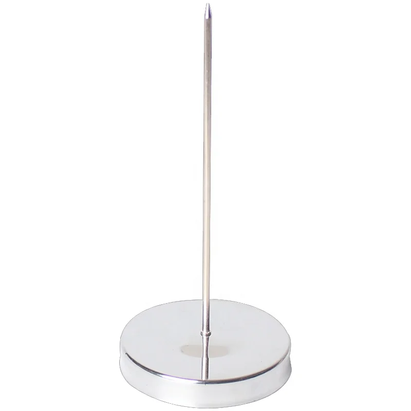 High Quality Stainless Steel Paper Memo Holder Straight Rod Bill Fork Paper Note Fork Check holder for restaurant