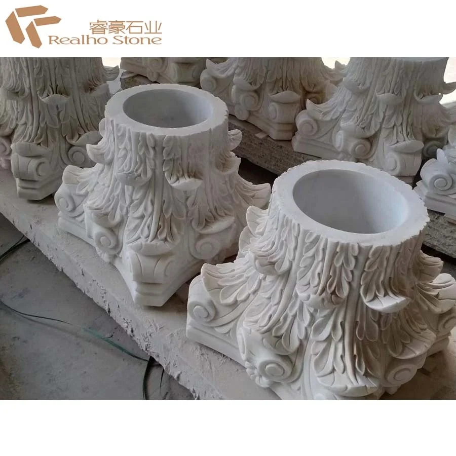 Marble Pillar Cap for Home