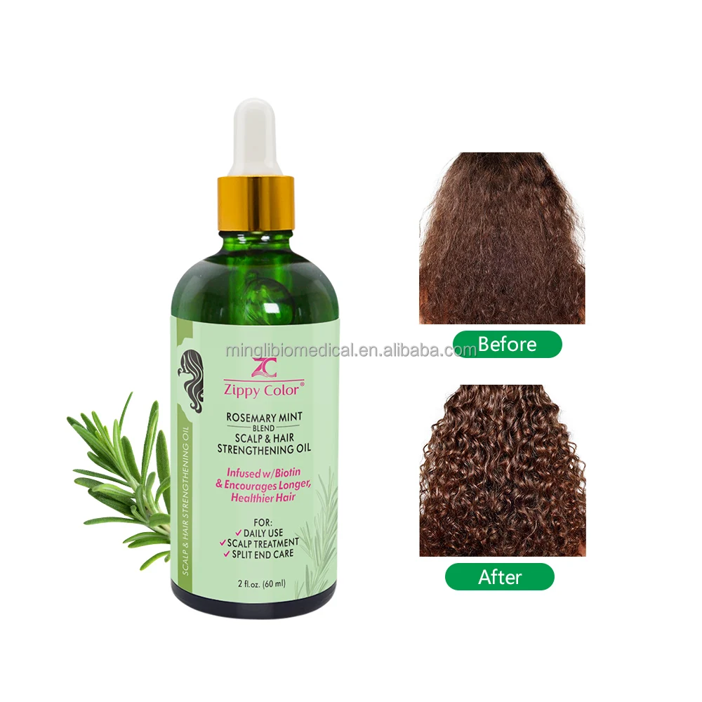 Factory Sale Hair Care Oil Easy To Use Herbal New Arrival Hair Essential Oil OEM Custom Label Rosemary Hair Oil