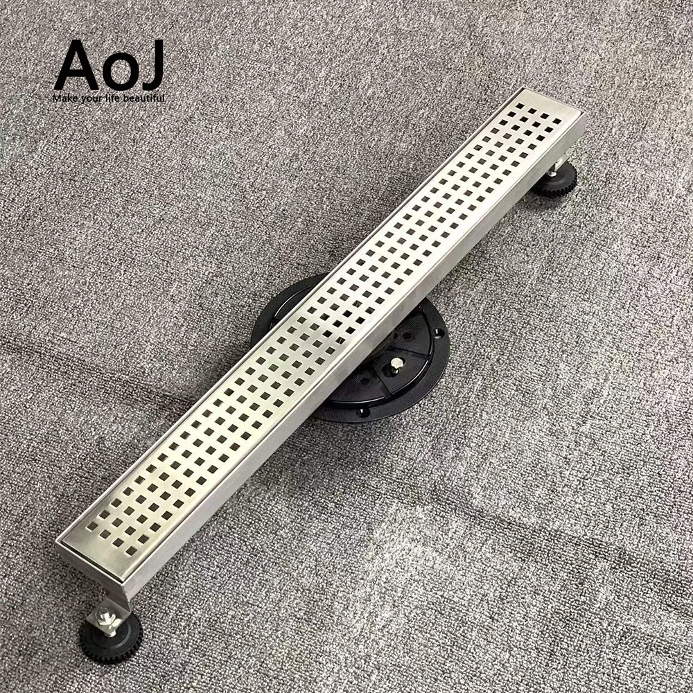600mm north america standard quick drainage bathroom and balcony long shower floor drain