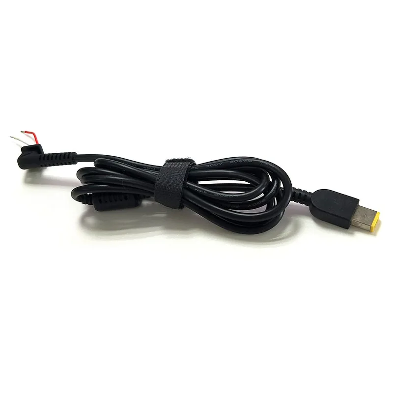 1.2m DC Power Cable USB Square For Lenovo Laptop Adapter Charger Cable